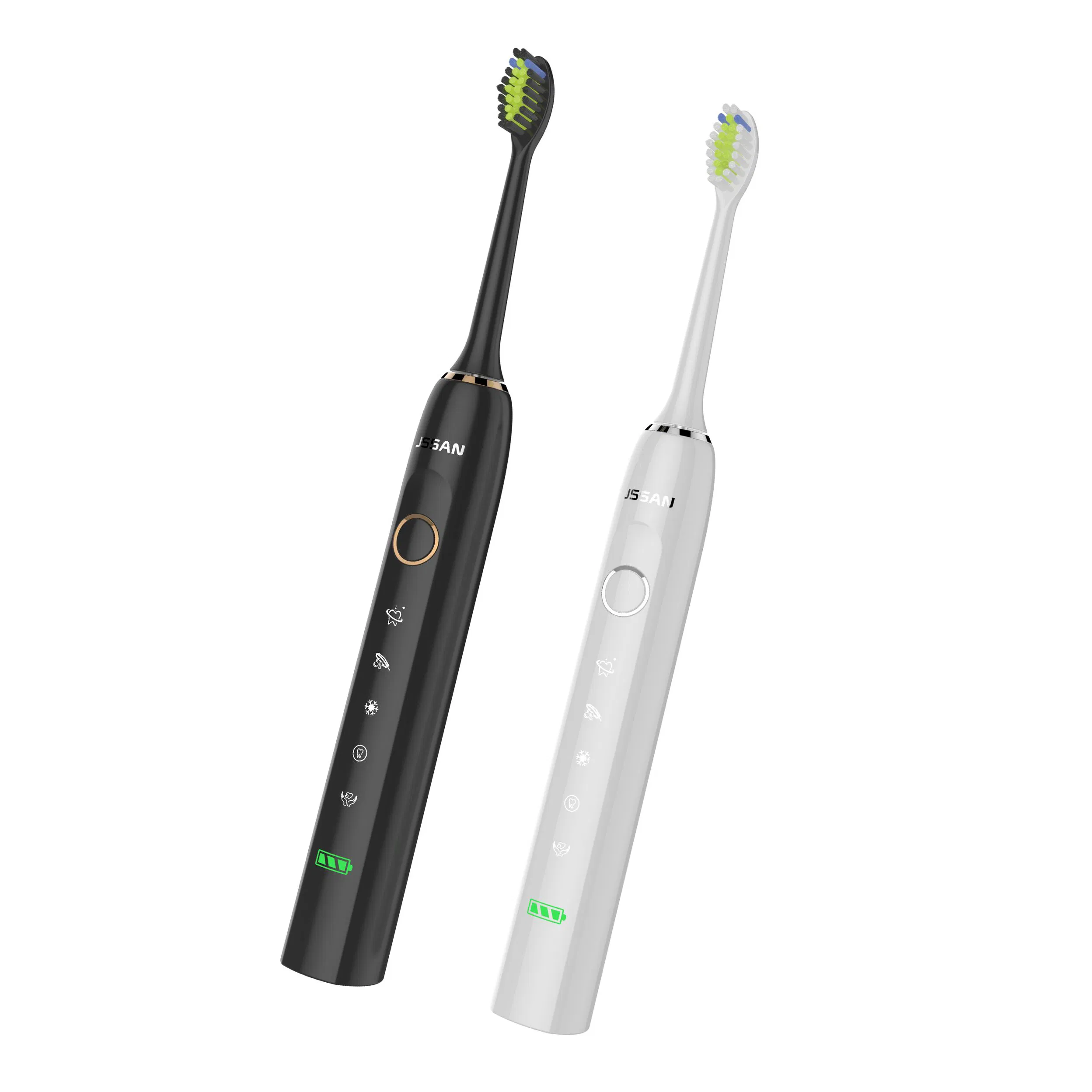 D72 China Supplier High Quality OEM/ODM Ipx7 Waterproof Vibrating Black Sonic Electric Toothbrush with Sonic Motor and DuPont Bristle Head
