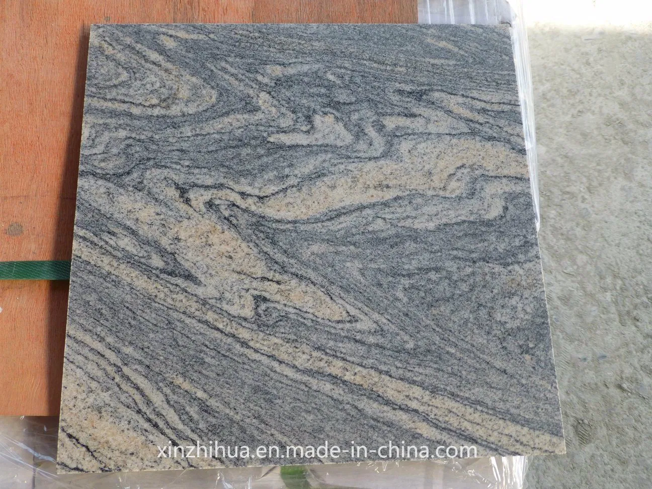 Natural Stone Juparana Light Grey /Sea Wave Polished/Flamed/Honed Granite Flooring Tile/Paving Tile