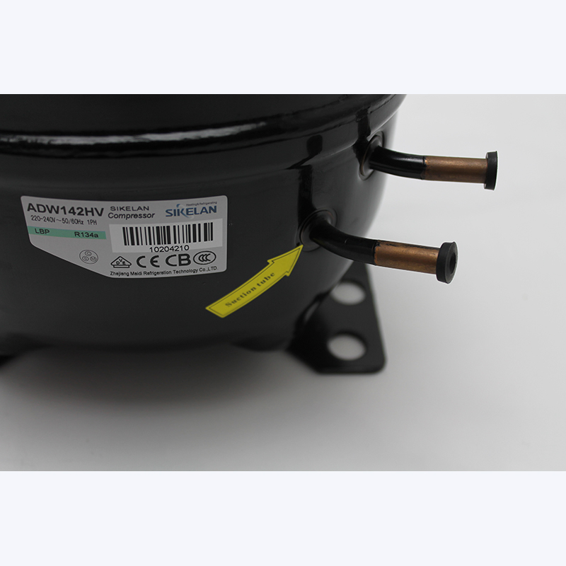 High Efficiency R134A Refrigeration Hermetic AC Compressor Adw142hv 220V Lbp