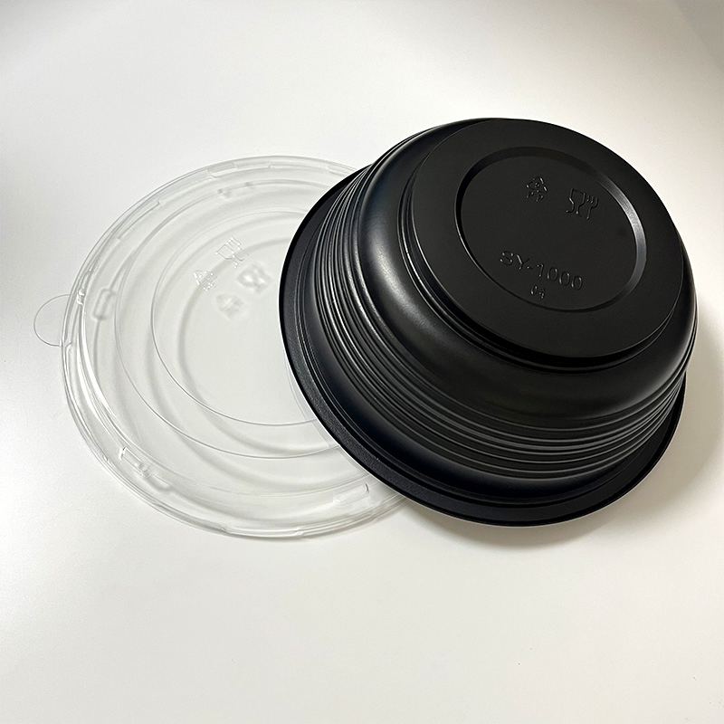 White Base Pet Sushi Tray with Lid Disposable Takeout Bento Sushi Box