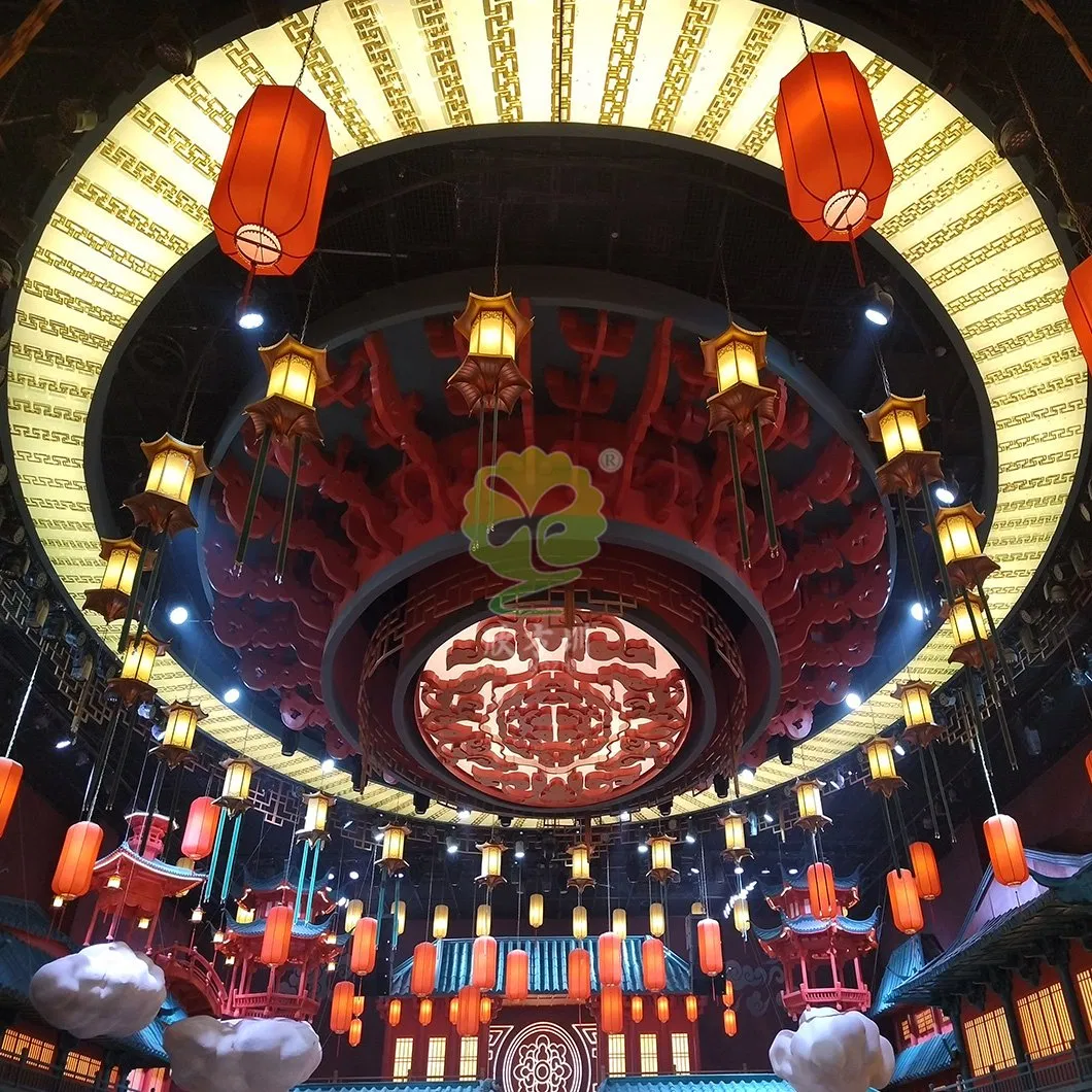 Indoor Large Fiberglass Commercial Art Space Design Theme Engineering Decoration Sculpture Manufacturer