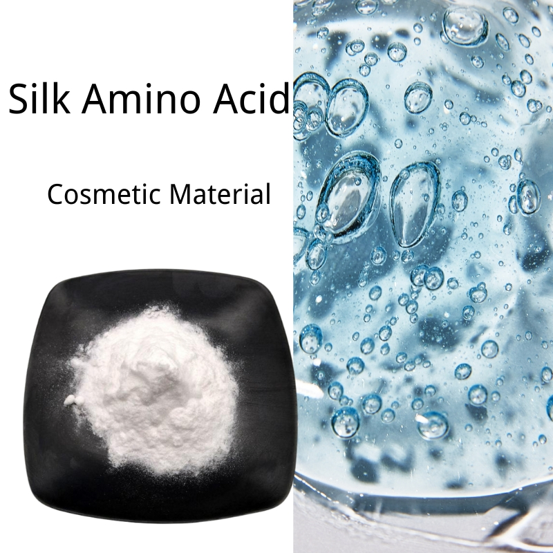 Hydrolyzed Silk Amino Acid 90% Silk Fibrion Cosmetic Grade Raw Material