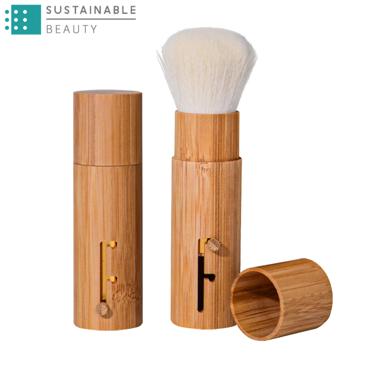 Flat Foundation Goat Hair Mini High Quality Professional 4 in 1 Luxury Black Makeup Brush