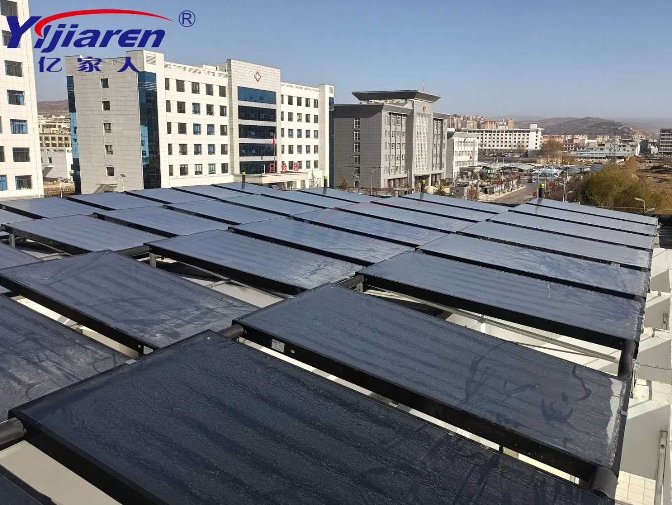 Плоский солнечный коллектор для нагрева воды