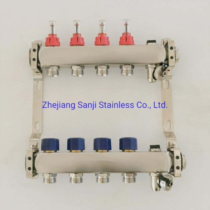 Multi Functional Integrated High-Efficiency Floor Heating Manifold with Pump and Mixing Unit