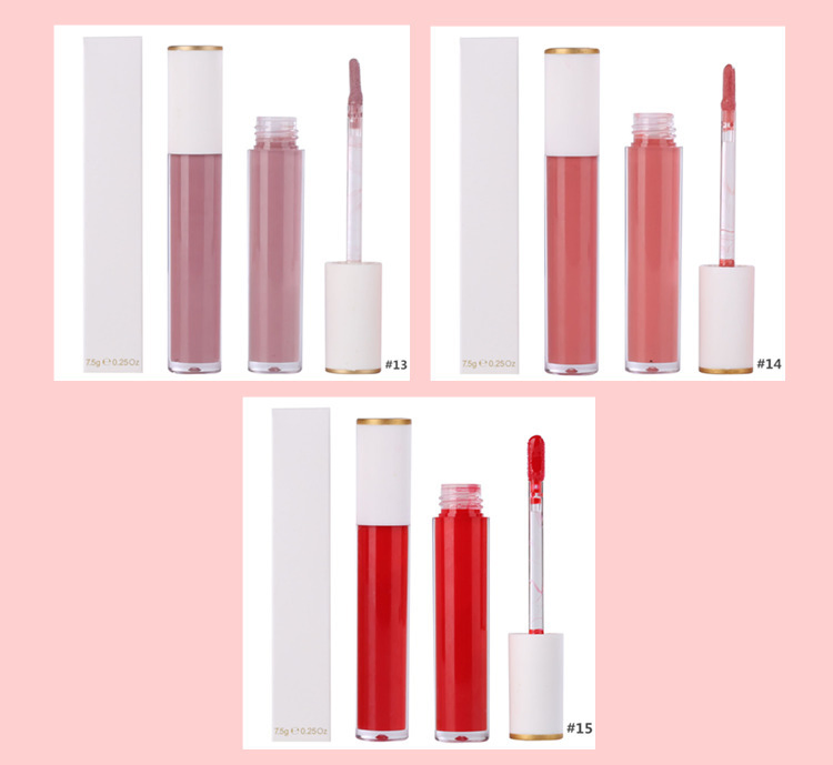 Factory Supply 25-Colors Oily Lip Lipstick Gloss Pearl Gloss Lip Gloss Transparent Lip Gloss