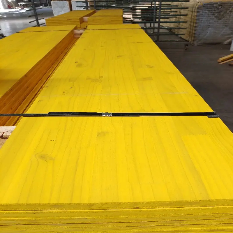 21mm 3-Ply Shuttering Panel Construction-Grade Yellow Concrete Formwork