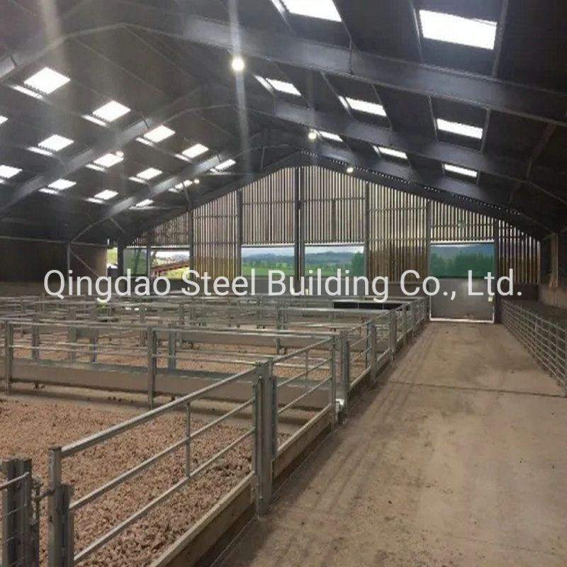 Prefabricated Steel Structure Animal Farming Design Sheep Shed House Building