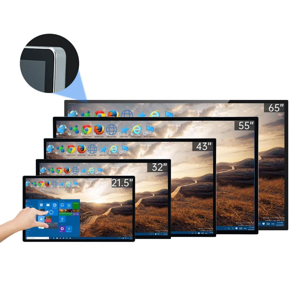 21 24 27 32 43 Inch Window Android Touch Screen Monitor