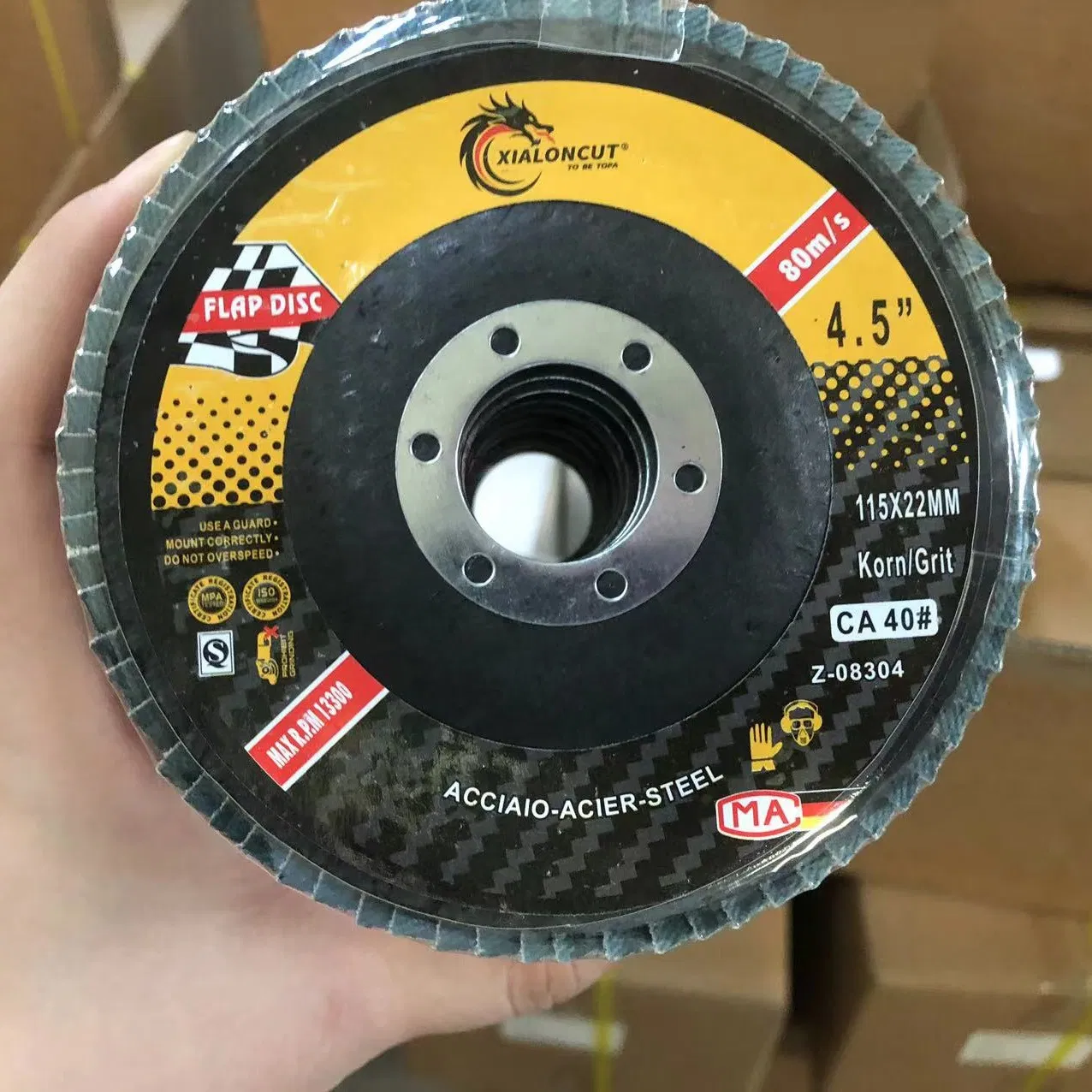 Лепестковый круг 4 дюйма, оксид циркония