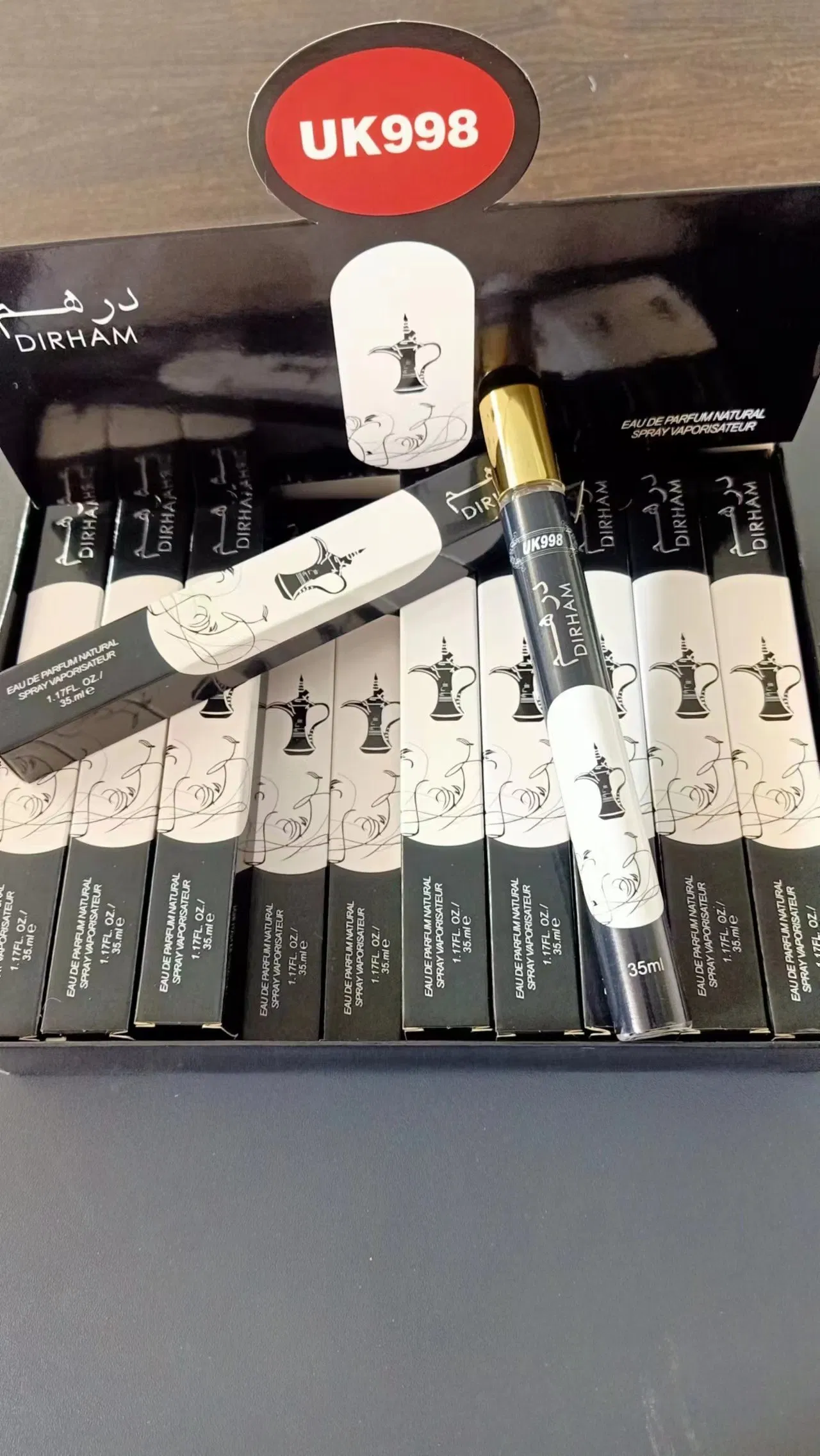 Wholesale Test Tube Perfume Blue Women Men Spray Lasting Light Fragrance Mini Perfumfe