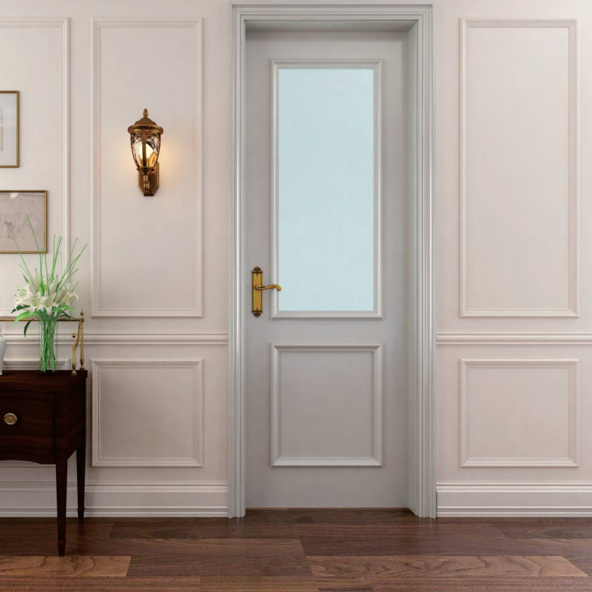 100% Waterproof WPC Panel Door for Easy Installation