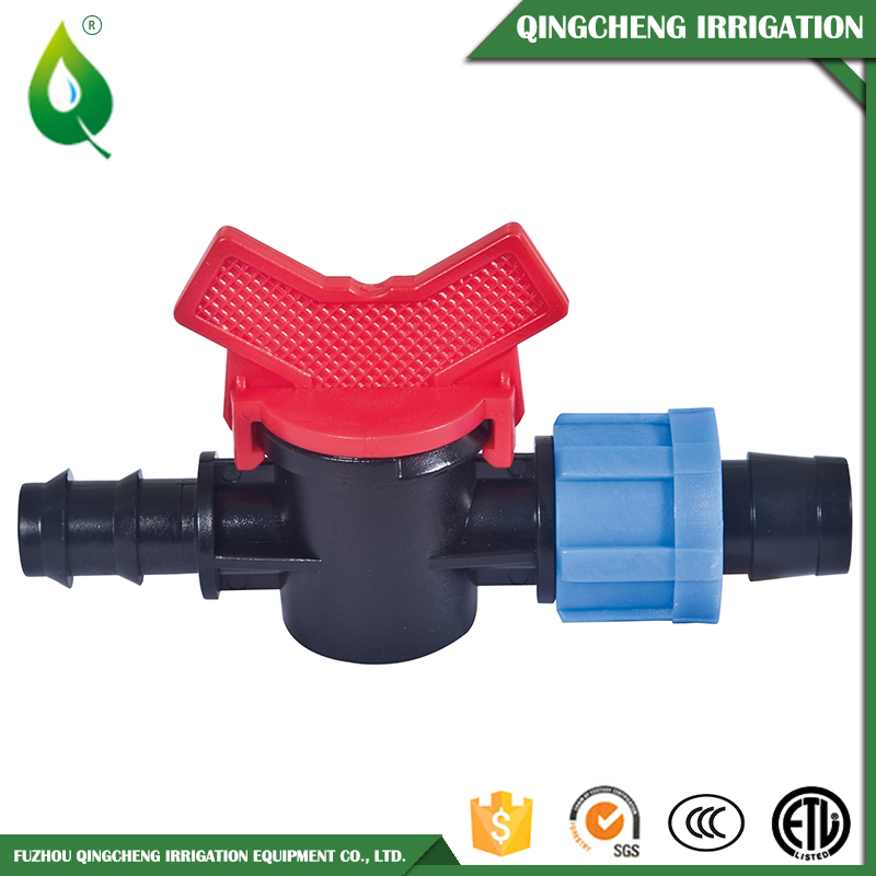 Drip Irrigation Garden Tube Plastic Coupler Mini Valve