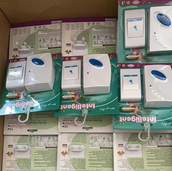 Modern Wireless Doorbell with Battery and Volume