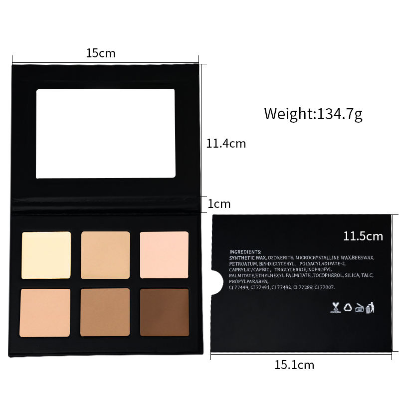 High Quality Contouring Gel Custom 6 Colors Concealer