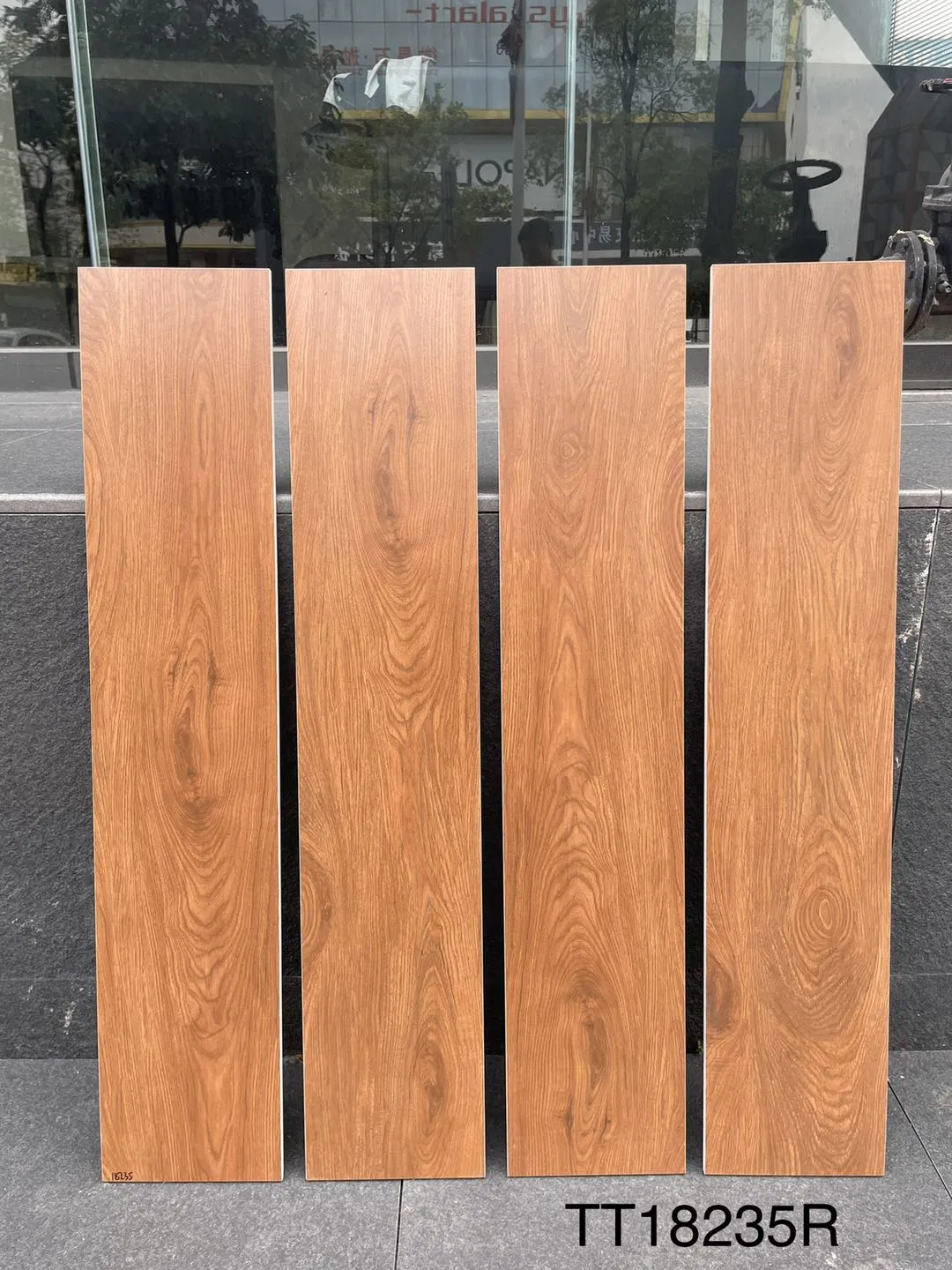 Керамогранитная плитка под дерево 200x1000 мм, противоскользящая