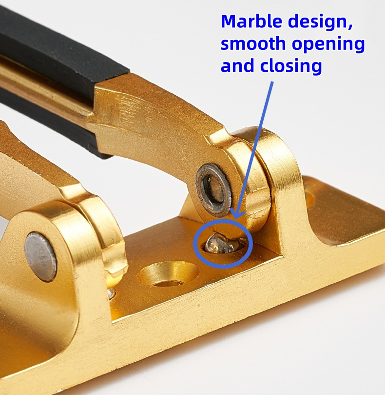 Zinc Alloy Large Anti-Theft Clasp Deduction with Silicone Rubber for Hotel Safety Door Hardware Security Chain Door