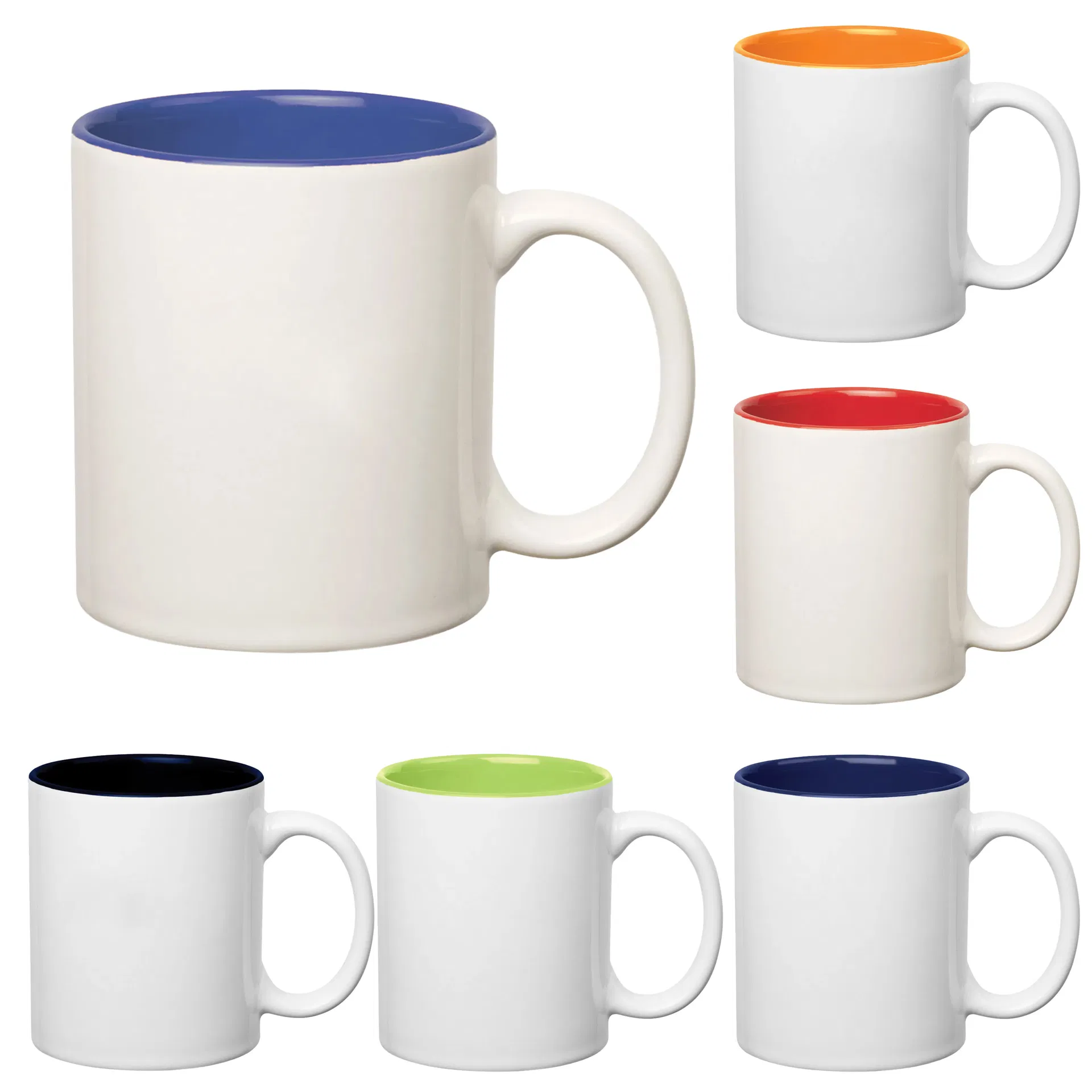 Wholesale Custom White Blank Sublimation Ceramic Porcelain Mug for DIY Printing Cup Suppliers 11oz