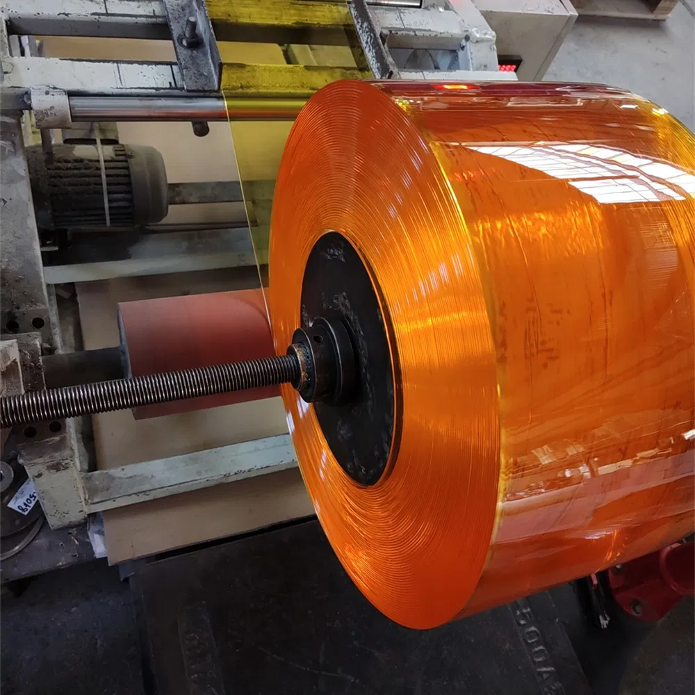 Anti Insect Orange Amber PVC Door Curtain Strip 2mmx200mmx50m
