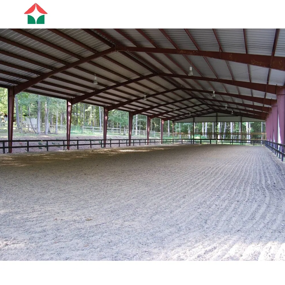 Strong H Steel Structure Building Long Lifetime Span Horse Arena