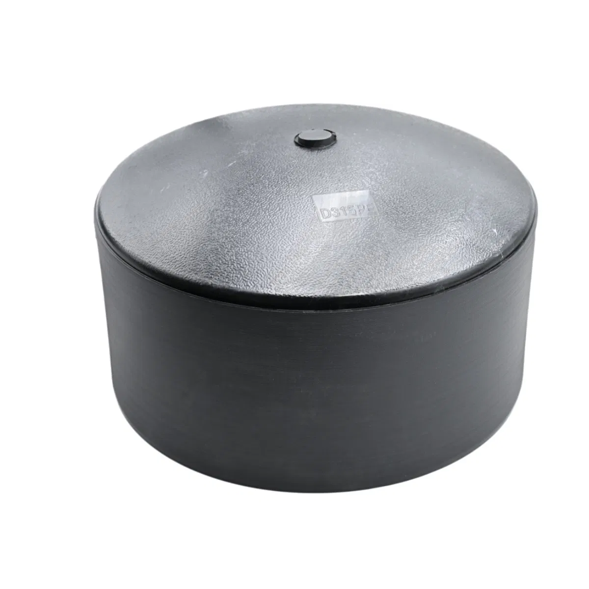 Customized PE Pipe Fitting HDPE Black Butt Fusion Cap with Diversified Shape Design