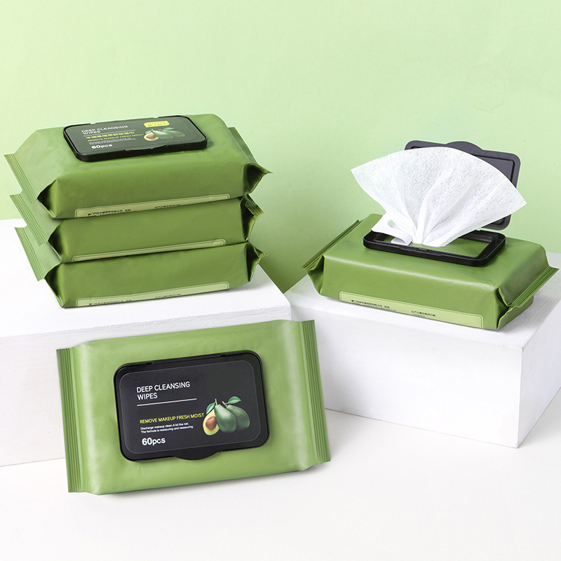 Custom Logo Face Cleaning Wipes Wholesale Make up Remover Wet Wipe