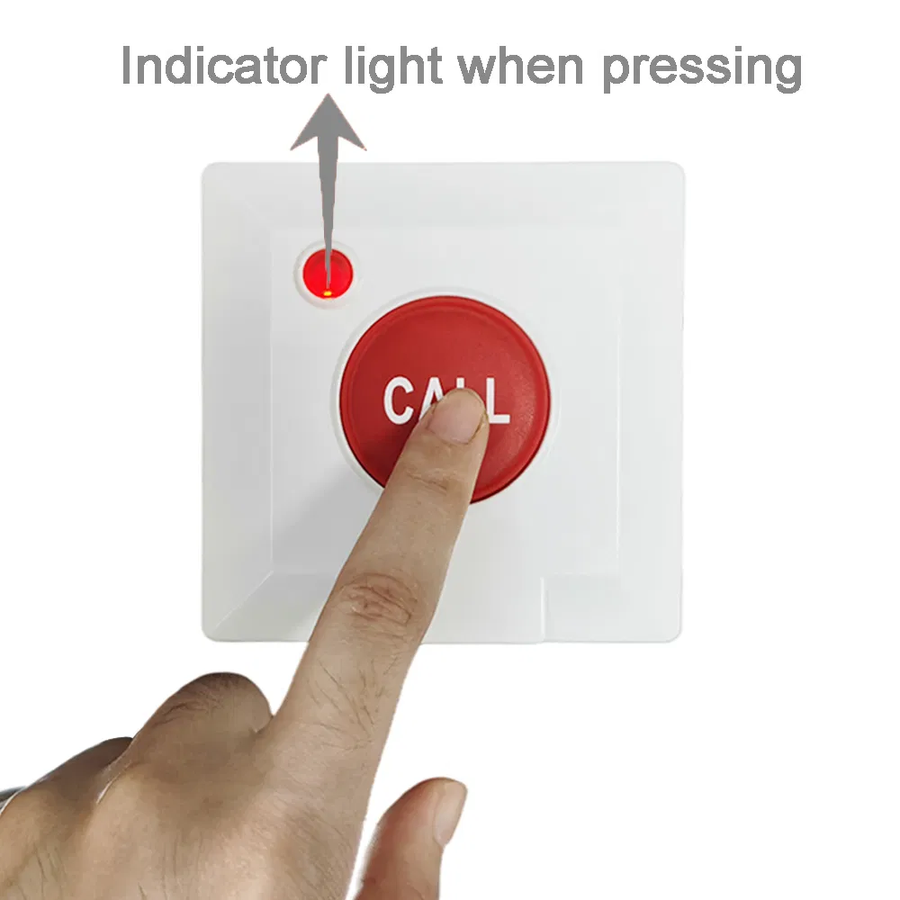Koqi Hospital Nurse Emergency Call Button System Wireless Alarm System for Personal Care Clinic