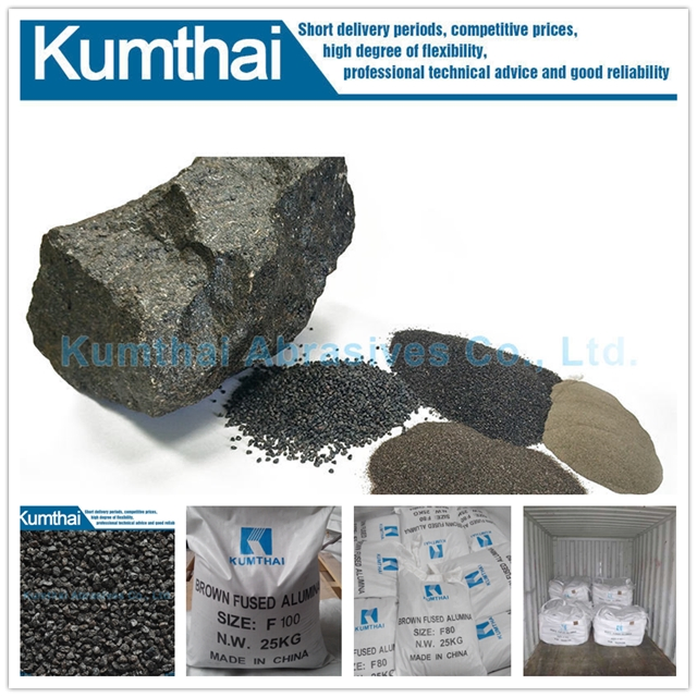 Quality Brown Fused Alumina Corundum for Abrasives Refractory Sandblasting