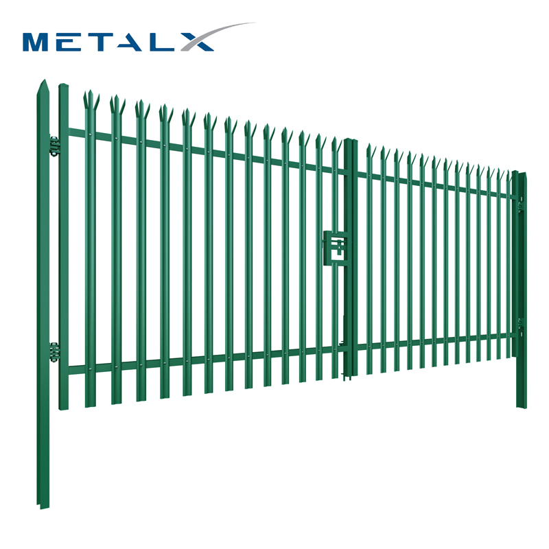 Fencing Panels Steel Palisade Matting Fence Gate Posts Galvanized Metal Fence