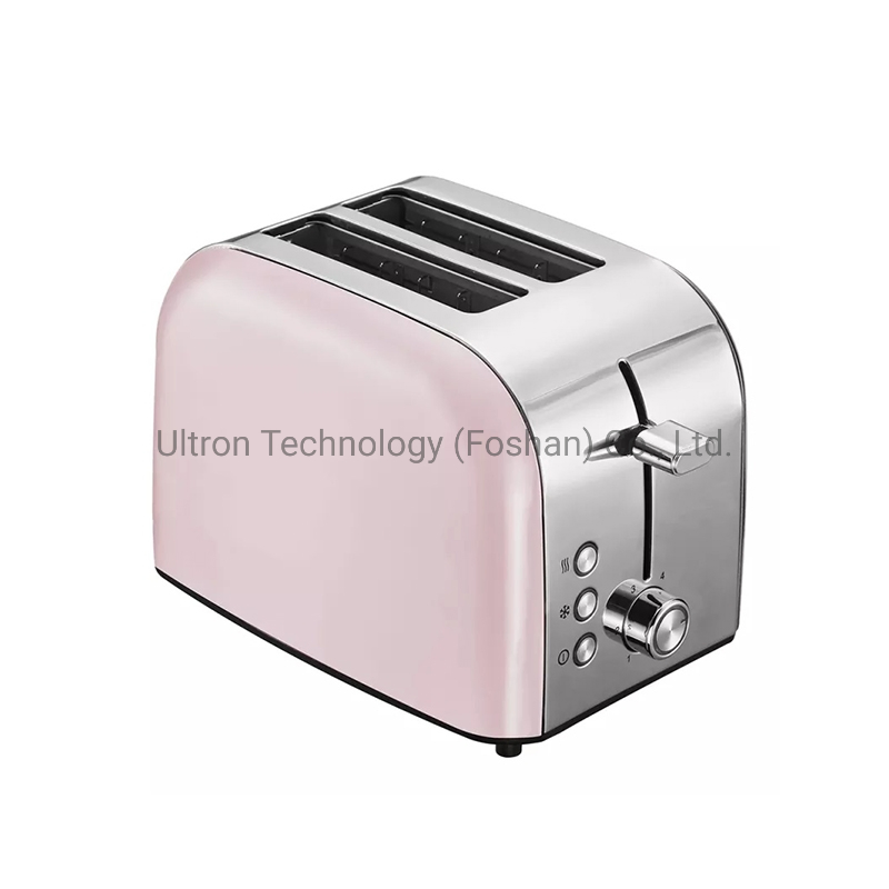Stainless Steel 2 Slice Bread Toaster with 6 Variable Brownings