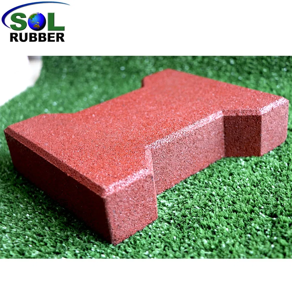 Sol Rubber Dog Bone Horse Barn Stable Pathway Playground Rubber Bricks Paver