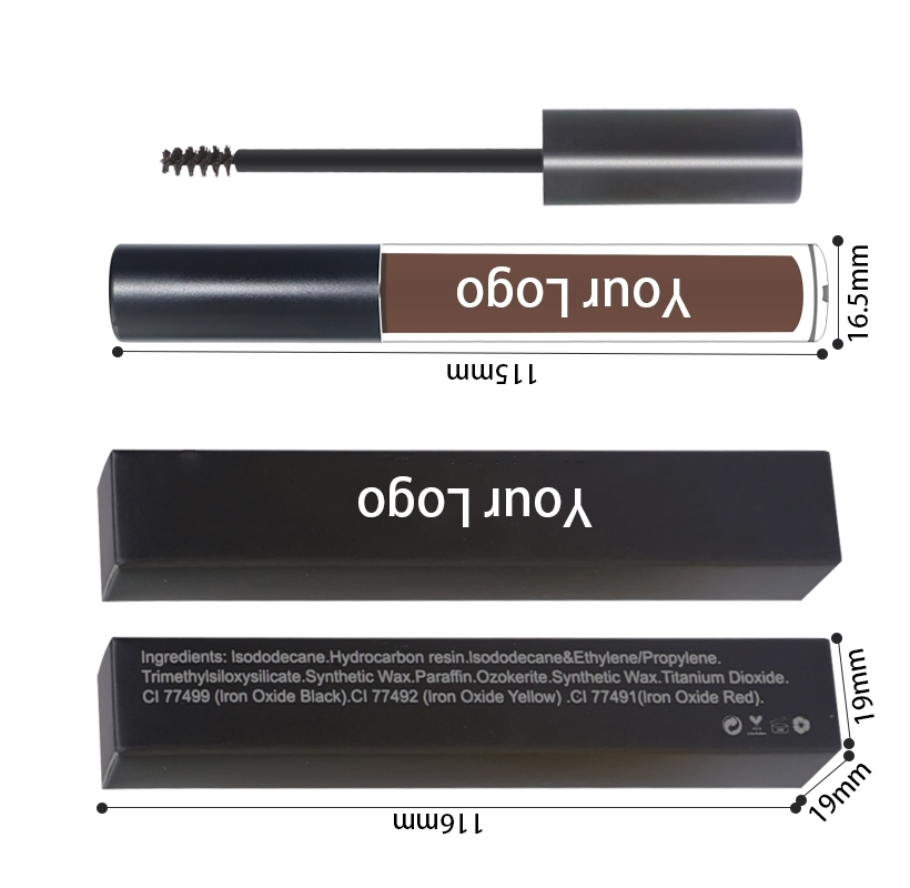 Private Label Long Lasting Clear Dry Fast Waterproof Brow Lash Eyebrow Gel