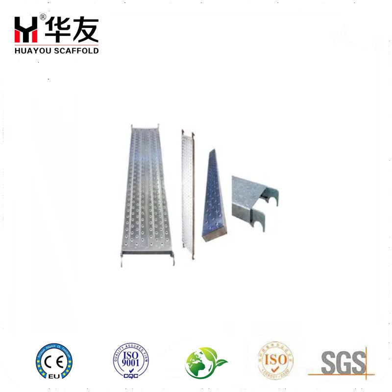 Construction Galvanized Steel Stair Case Step Ladder for Scaffolding System
