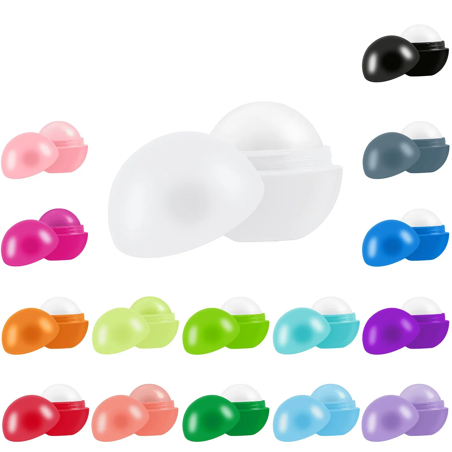 Cosmetics Makeup Natural Moisturizing 10g Lip Balm Ball for All-Day Lip Care