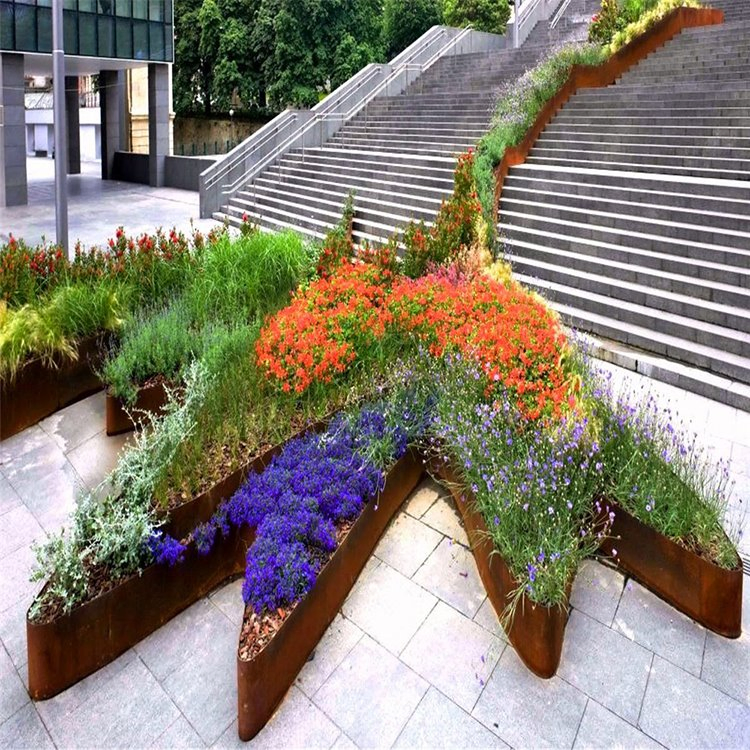 Rusty Garden Edging for Separation/Corten Steel Garden Edging