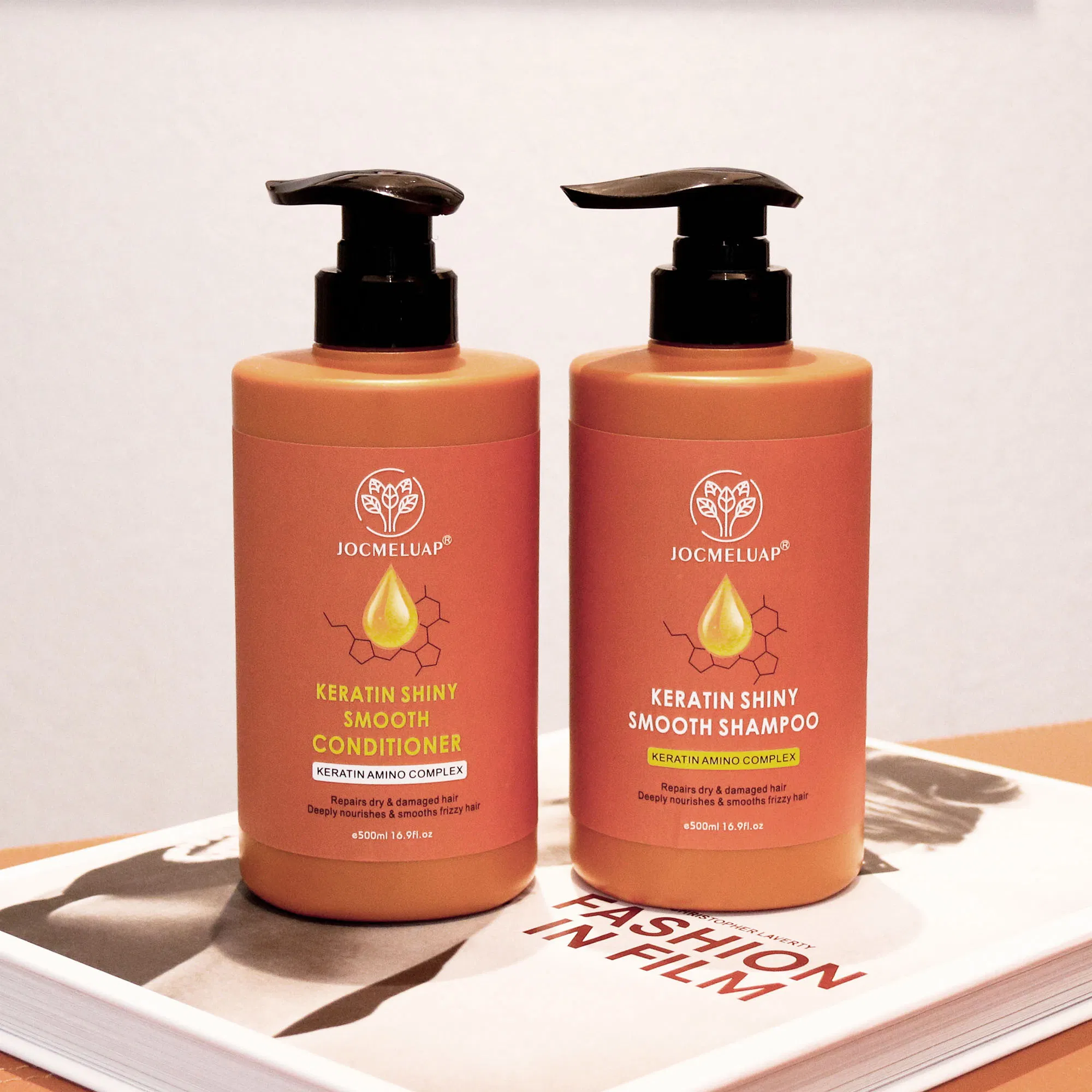 Private Label Hair Care Products Refreshing Oil-Control J Luxury Hair Care Shampoo Hair Treatment and Hair Mask Set