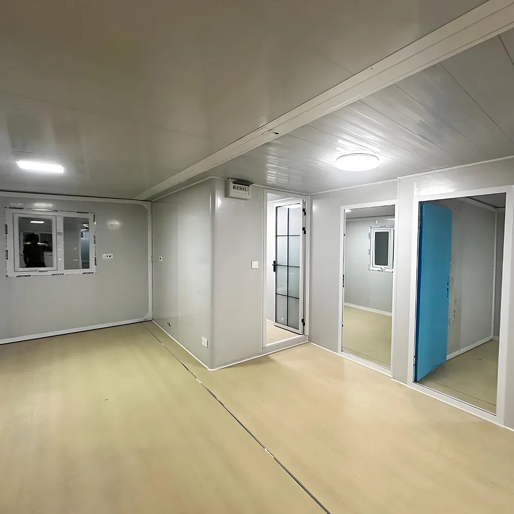 20 FT Folding House Prefabricated-Building Container House Modular Prefabricated House Prefabricated Sandwich Panel Home Mobile Folding House