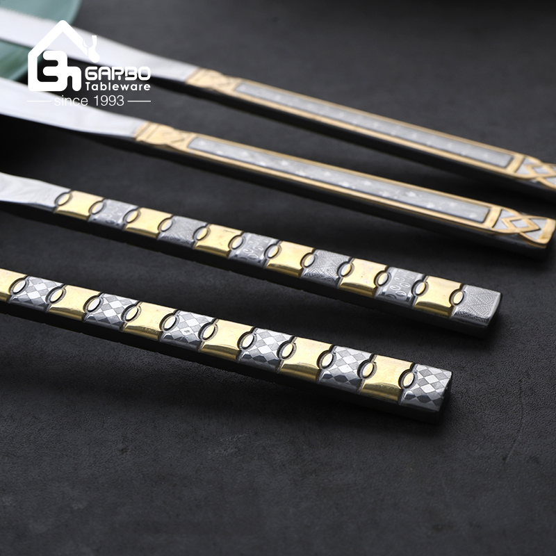 Food Grade Safe Stainless Steel Flatware Table Knife for Home Restaurant