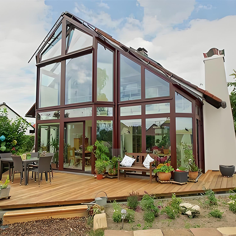 Pet-Proof Scratch-Resistant Flooring Durable Glass Sunroom