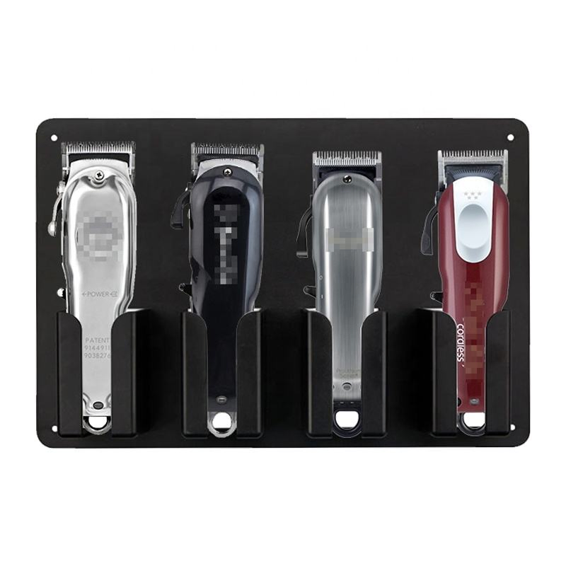 Nondisposable Plastic Hair Trimmer Holder Shelf for Barber Shop