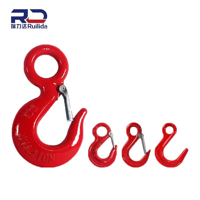 Hot-DIP Galvanized Carbon Steel Eye Hook - Anti-Rust for Construction Hoists (Bulk Discounts, 1-30T)