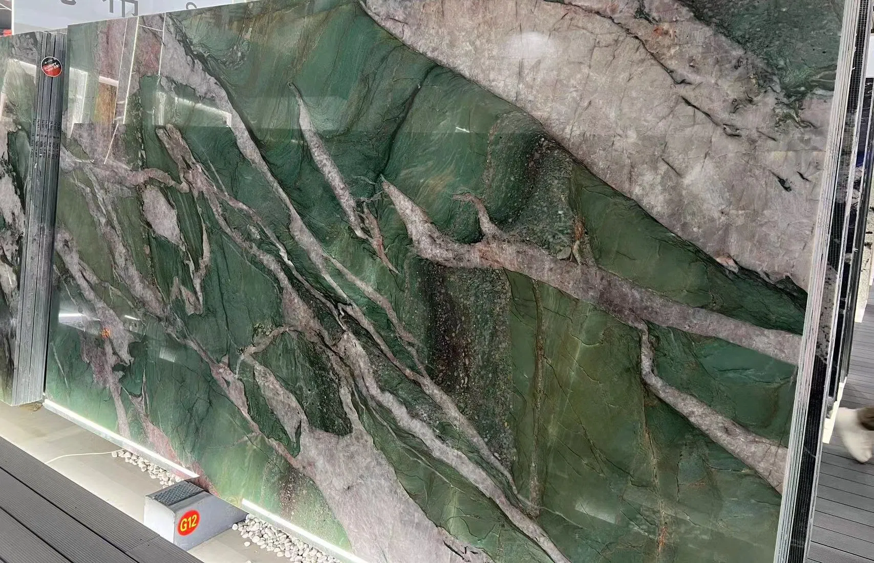 Brazil Fuchsite Crystal Quartzite Luxury Stone Factory Price Polished