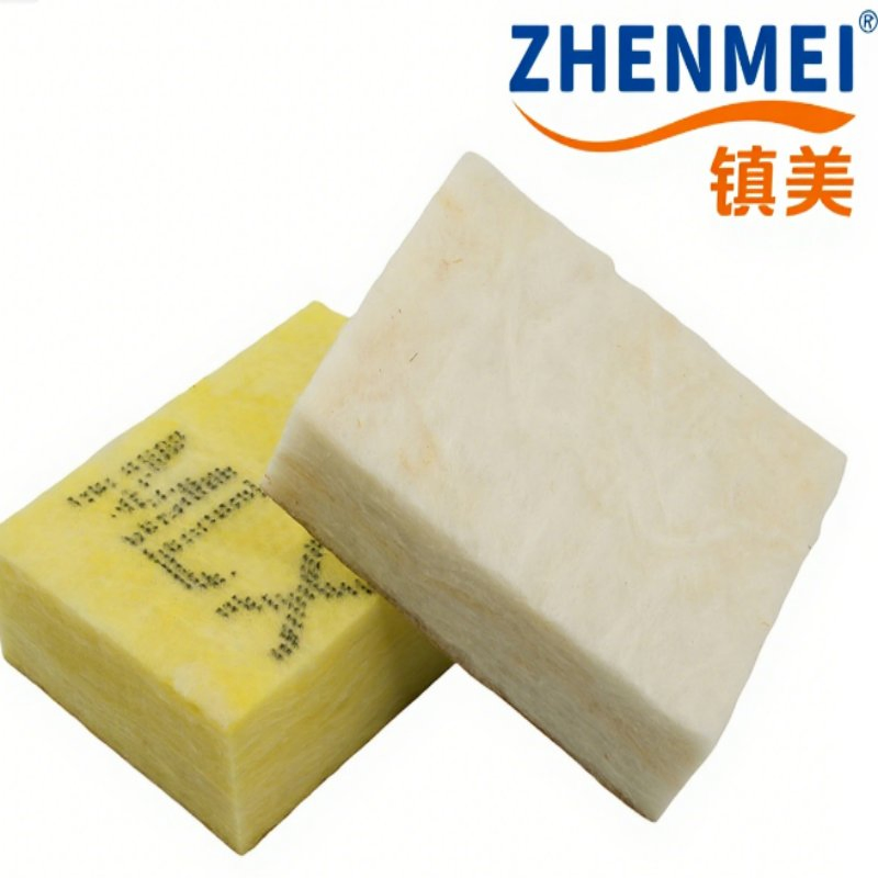 China Origin Zhenmei Customizable Fireproof Glass Wool Construction Material