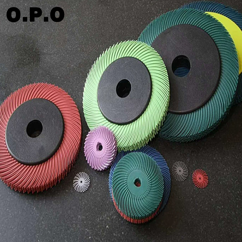 Щетка дисковая 6 дюймов, желтая, 80#, 3м щетина