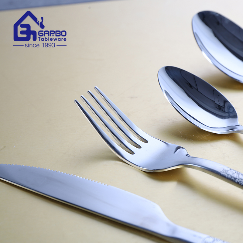 Silver Stainless Steel 410 (13/0) Cutlery Metal Dinner Spoon Tableware