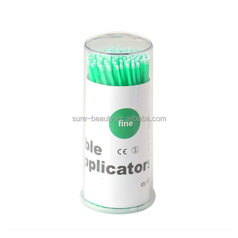 Disposable Micro Brushes Cotton Swab Applicators for Dental and Eyelash Extension