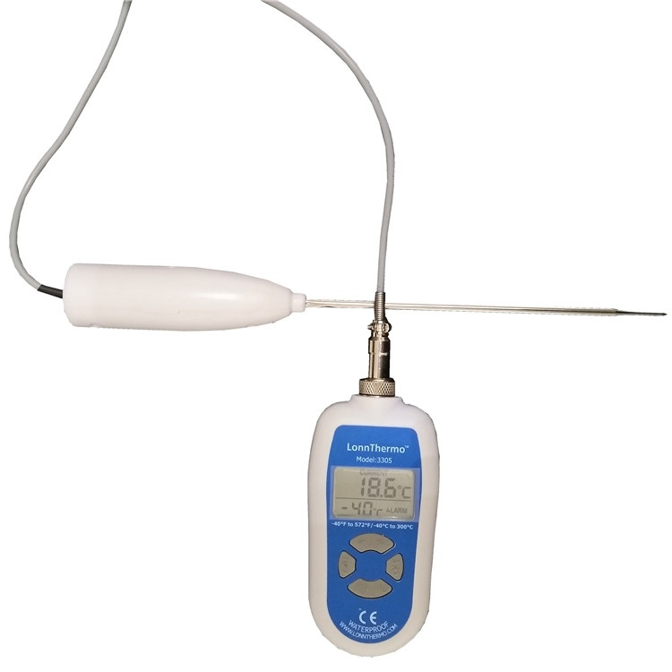 High Accuracy Waterproof Digital Food Thermometer Ldt-3305 with Temperature Alarm