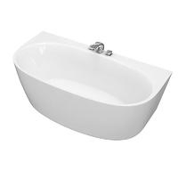 Акриловая угловая ванна с гидромассажем