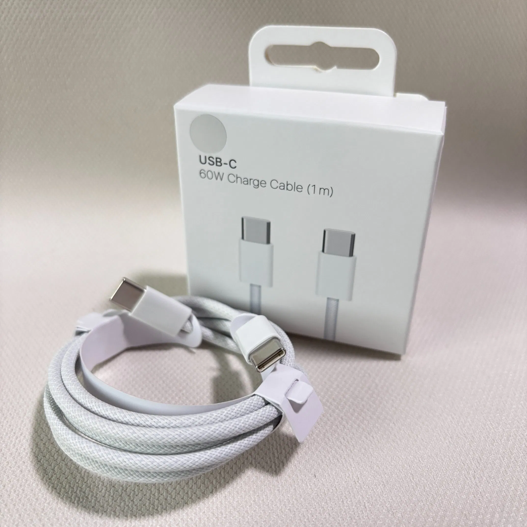 Кабель USB-C — Lightning 60W, 1 метр, для быстрой зарядки