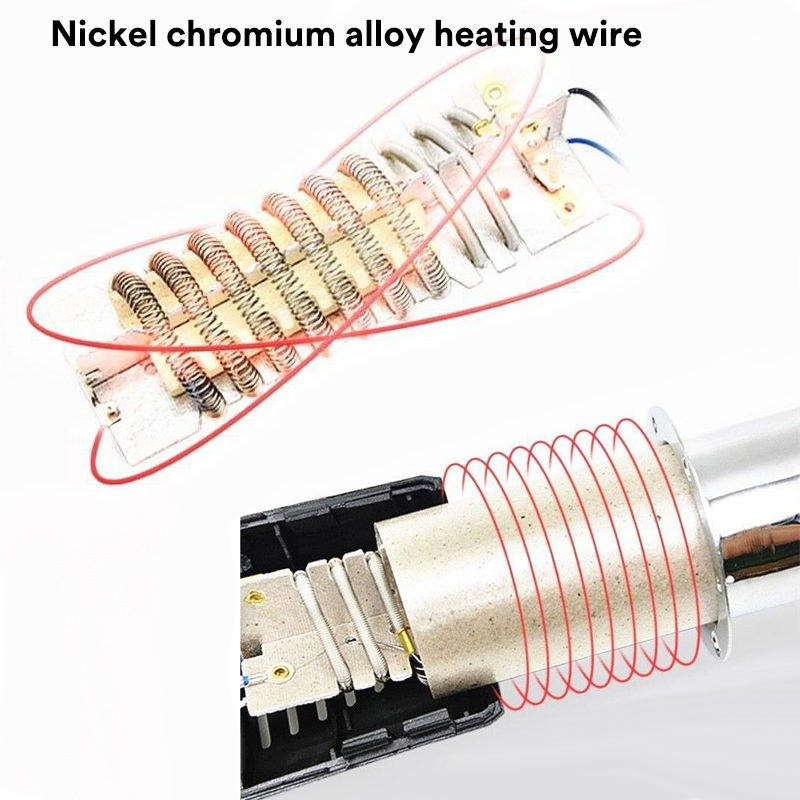 2000W Heat Air Gun Variable Temperature with Nozzle (HG034-EC)